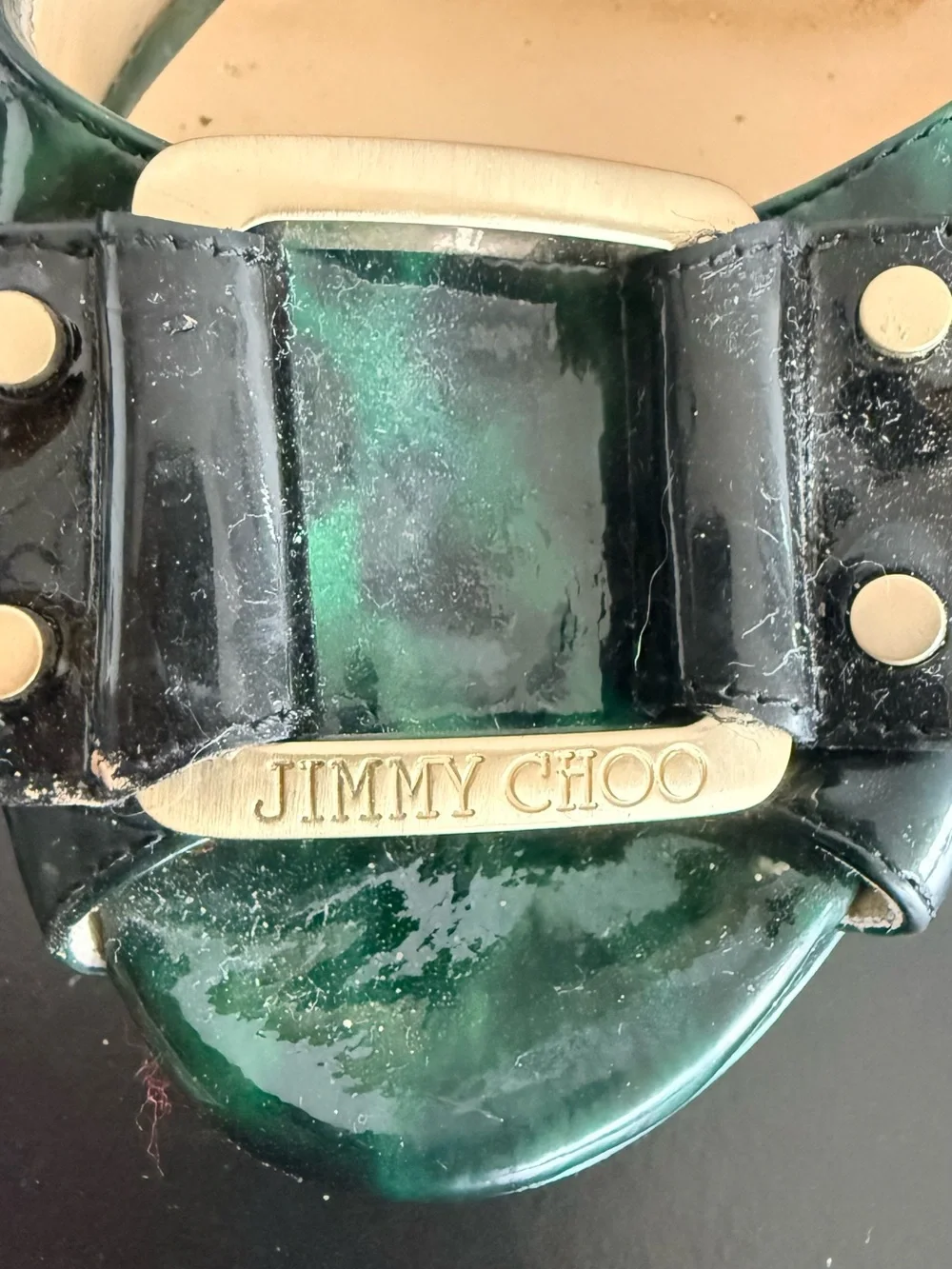 Jimmy Choo bold green